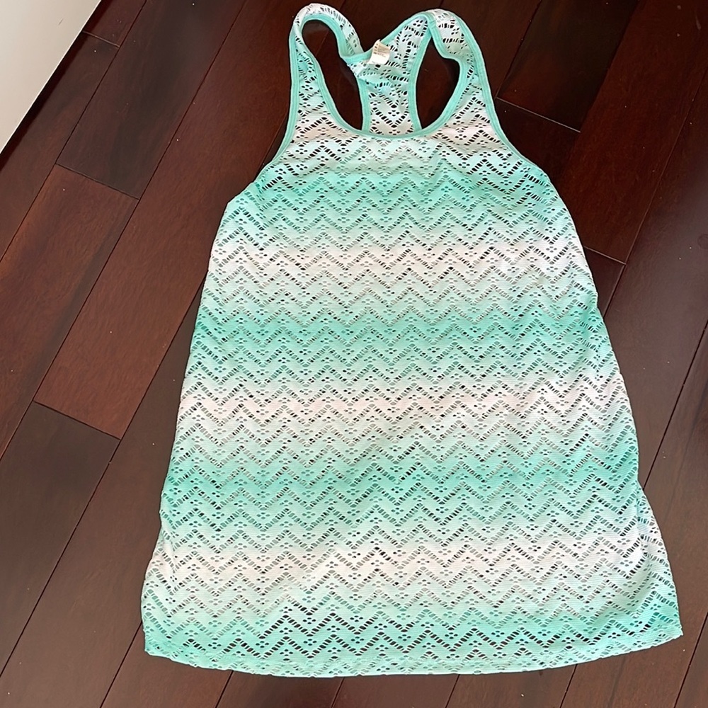 Blue/green and white pool coverup! Great for the summer, from the brand George.